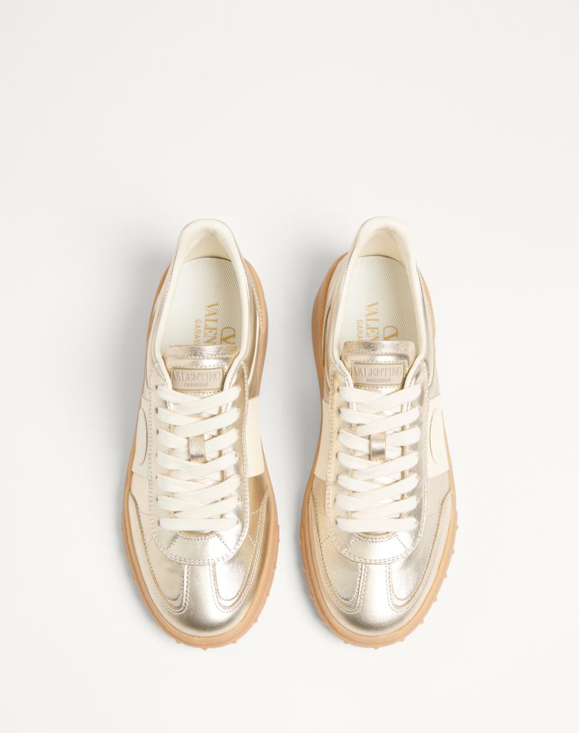 UPVILLAGE TRAINER IN LAMINATED CALFSKIN WITH NAPPA CALFSKIN LEATHER BAND - Image 4